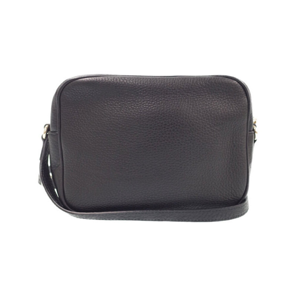 Gucci GG Crossbody Pebbled Leather Soho Bag Disco Tassel Interlocking